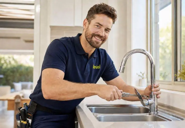 Australian tradesperson at work